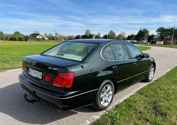 Lexus GS cena 42900 przebieg: 238000, rok produkcji 2001 z Babimost małe 704